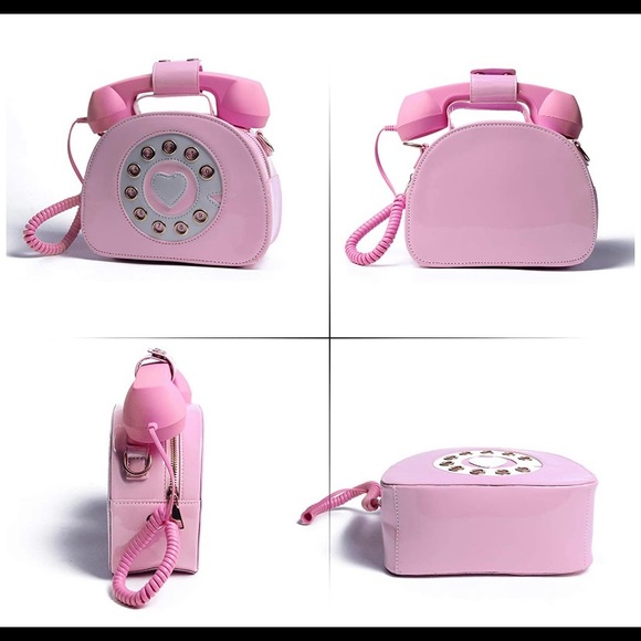 Working Telephone Bag Purse Punk Lolita - Picture 3 of 5
